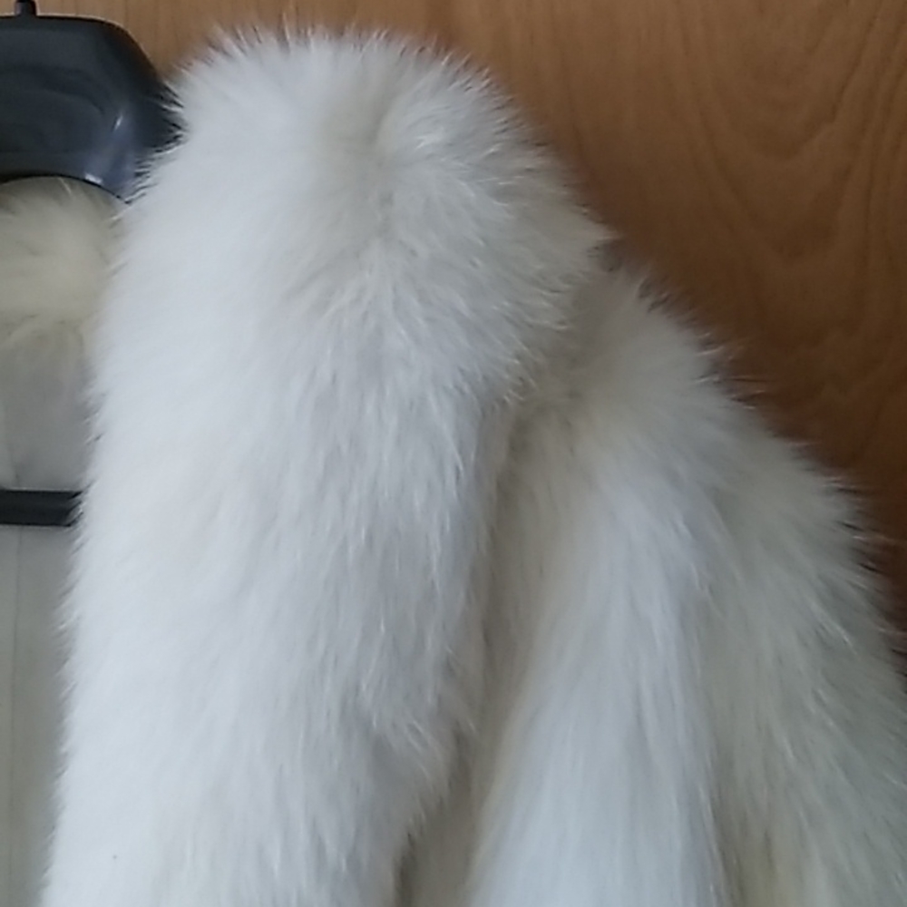 🆕white fox fur - Picture 4 of 11